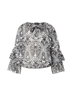 Foto van product monari Blouse zwart / wit