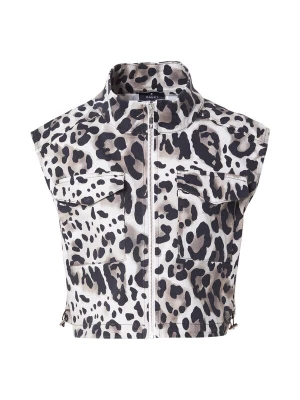 Foto van product monari Bodywarmer bruin gemêleerd / zwart / wit