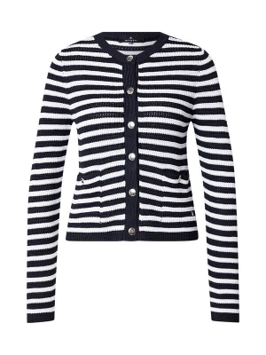 Foto van product monari Gebreid vest navy / wit
