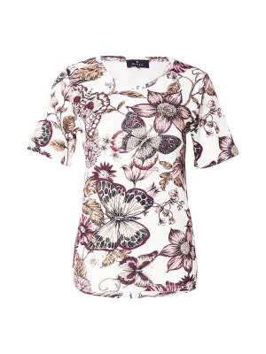 Foto van product monari Shirt camel / bessen / zwart / wit