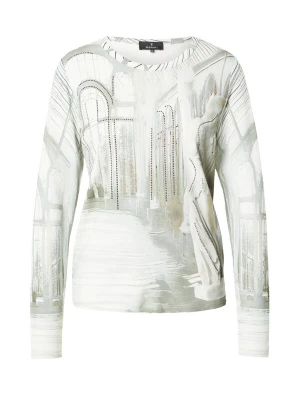 Foto van product monari Shirt ivoor / grijs / olijfgroen