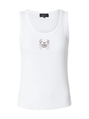Foto van product monari Top crème / zilver / wit