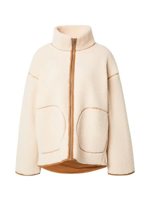 Foto van product Monki Fleece jas crème / cognac