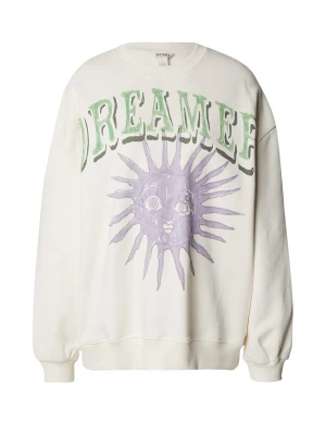 Foto van product Monki Sweatshirt antraciet / kiwi / lavendel / wit