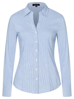 Foto van product MORE & MORE Blouse 'BILLA' blauw / wit