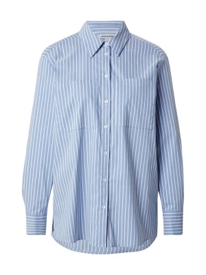 Foto van product MORE & MORE Blouse blauw / wit