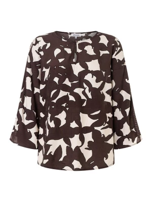 Foto van product MORE & MORE Blouse crème / donkerbruin / zwart