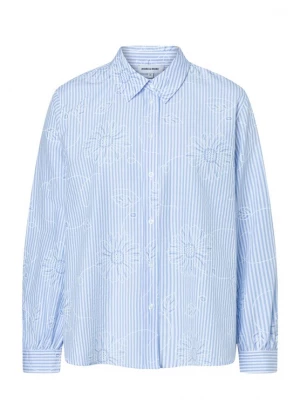 Foto van product MORE & MORE Blouse lichtblauw / wit