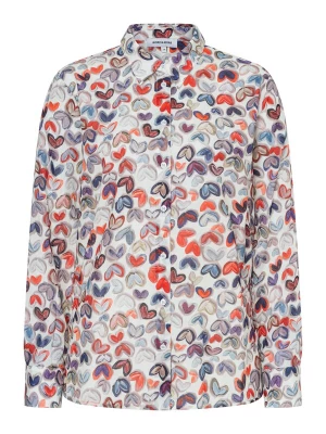 Foto van product MORE & MORE Blouse navy / lichtgroen / knalrood / lichtrood