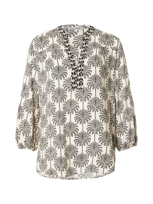 Foto van product MORE & MORE Blouse zwart / wolwit