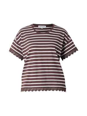 Foto van product MORE & MORE Shirt chocoladebruin / wit
