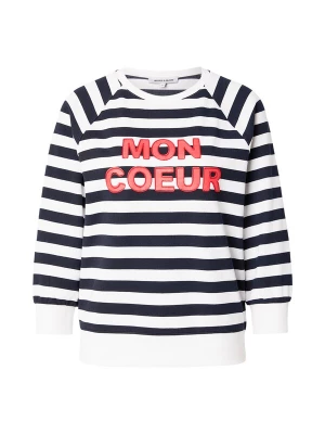 Foto van product MORE & MORE Sweatshirt marine / knalrood / wit