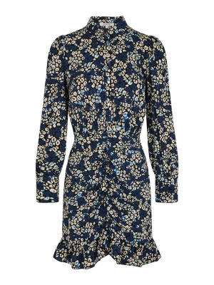 Foto van product Morgan Jurk beige / blauw / cyaan blauw / zwart