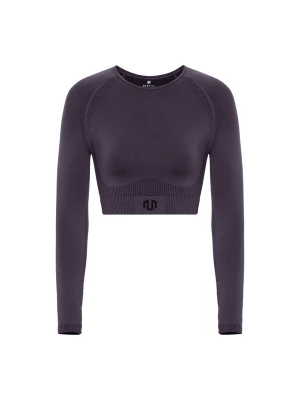 Foto van product MOROTAI Functioneel shirt 'Naikan' donkerlila / zwart