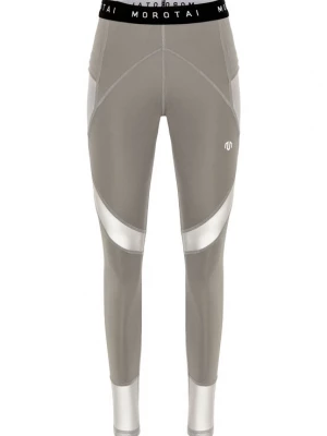 Foto van product MOROTAI Sportbroek 'Naka' taupe / zwart / zilver / wit
