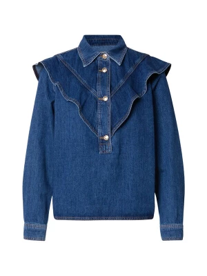 Foto van product MOS MOSH Blouse blauw denim