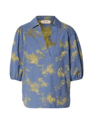 Foto van product MOS MOSH Blouse 'MMAlina Kleo' saffier / goud