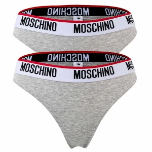Foto van product MOSCHINO Slip grijs / bloedrood / zwart / wit