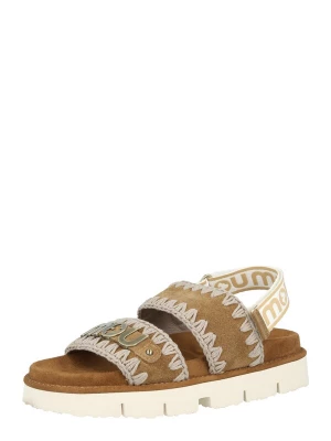 Foto van product MOU Sandaal beige / taupe / cognac / wit