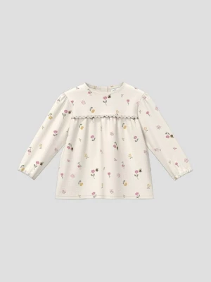 Foto van product Mousseline blouse met all-over print en pofmouwen s.Oliver