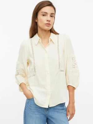 Foto van product Mousseline blouse met kanten details s.Oliver beżowy