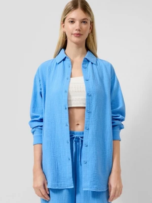 Foto van product Mousseline blouse QS blauw