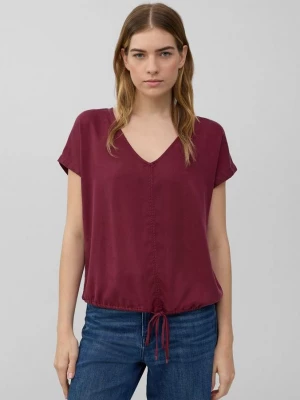 Foto van product Mouwloze blouse van lyocell met tunnelkoord in de zoom s.Oliver rood