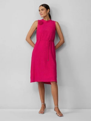 Foto van product Mouwloze viscose jurk met relaxed fit en afneembare broche s.Oliver roze