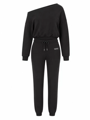 Foto van product Mowi Fit Joggingpak 'Off-Shoulder Joggingpak' zwart