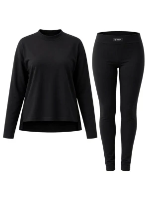 Foto van product Mowi Fit Trainingspak 'Lange Mouwen Legging Set' zwart