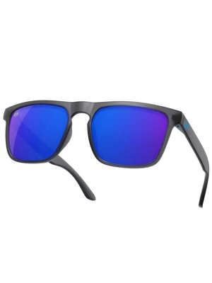 Foto van product Mowmow Sportzonnebril 'MowMow Thor Sunglasses - Polarized - Men - Women - Black' donkerblauw