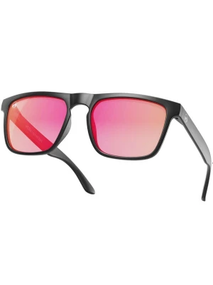 Foto van product Mowmow Sportzonnebril 'MowMow Thor Sunglasses - Polarized - Men - Women - Black' rood