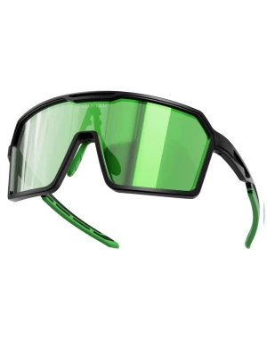 Foto van product Mowmow Sportzonnebril 'MowMow Wizard Sunglasses - Sports Glasses - Photochromic Lens - Men - Women' groen