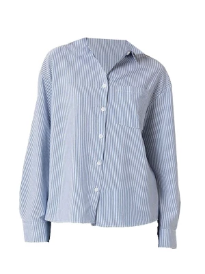Foto van product Moxx Paris Blouse blauw / wit
