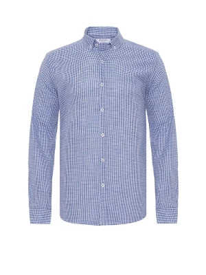 Foto van product Moxx Paris Overhemd blauw / wit