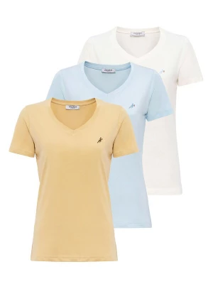 Foto van product Moxx Paris Shirt blauw / lichtgeel / wit