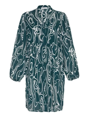 Foto van product MSCH COPENHAGEN Blousejurk groen / wit