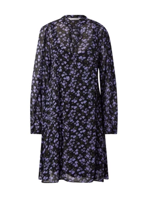 Foto van product MSCH COPENHAGEN Jurk 'Kasandra Orabella' donkergroen / lila / zwart