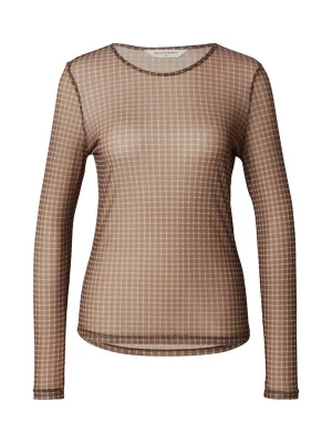 Foto van product MSCH COPENHAGEN Shirt 'Janie Illenora' bruin / offwhite