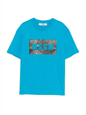 Foto van product MSGM Shirt 'T-shirt celeste per bambino' lichtblauw