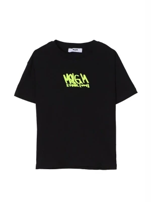 Foto van product MSGM Shirt 'T-shirt nera per bambino' zwart