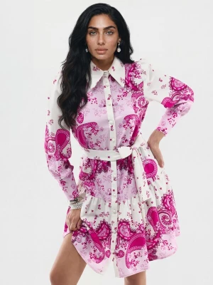 Foto van product MSN Collection Jurk pink / wit