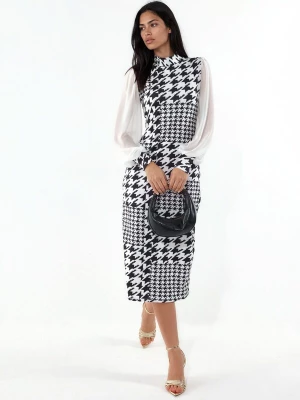 Foto van product MSN Collection Jurk zwart / wit