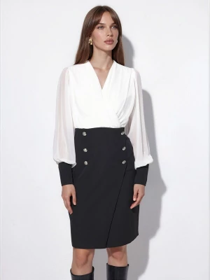 Foto van product MSN Collection Jurk zwart / wit