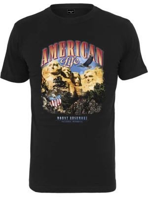 Foto van product MT Men Shirt 'American Life Mount' blauw / roodviolet / zwart / wit