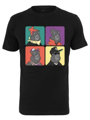 Foto van product MT Men Shirt 'Bored Gorilla' grijs / donkergrijs / lila / zwart