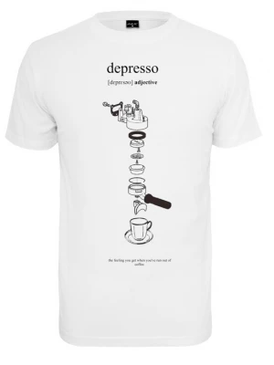 Foto van product MT Men Shirt 'Depresso' zwart / wit