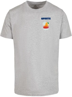 Foto van product MT Men Shirt 'Vintage Spritz' navy / grijs gemêleerd / rood