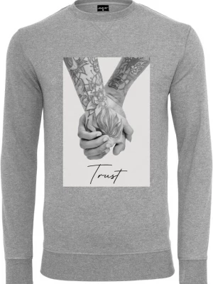 Foto van product MT Men Sweatshirt 'Trust 2.0' lichtgrijs / grijs gemêleerd