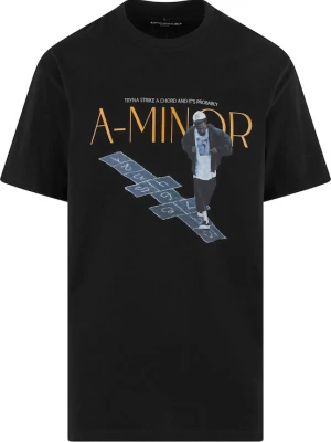 Foto van product MT Upscale Shirt 'A-Minor' blauw / oranje / neonoranje / zwart / wit